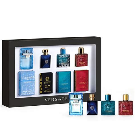 versace men's mini's collection x 4|Versace Men's Miniature Collection .